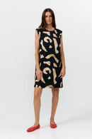 VESTIDO SHIRE PRINT STONES