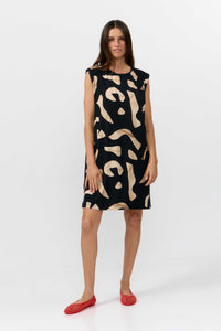 VESTIDO SHIRE PRINT STONES