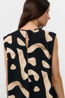 VESTIDO SHIRE PRINT STONES