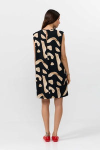 VESTIDO SHIRE PRINT STONES