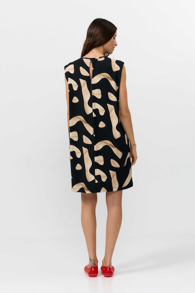 SHIRE DRESS PRINT STONES