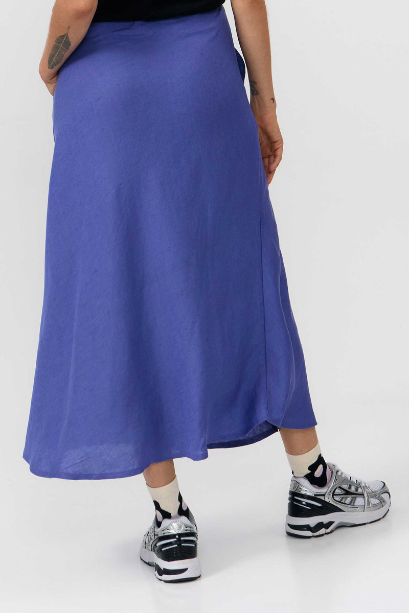 BELEN SKIRT MID BLUE