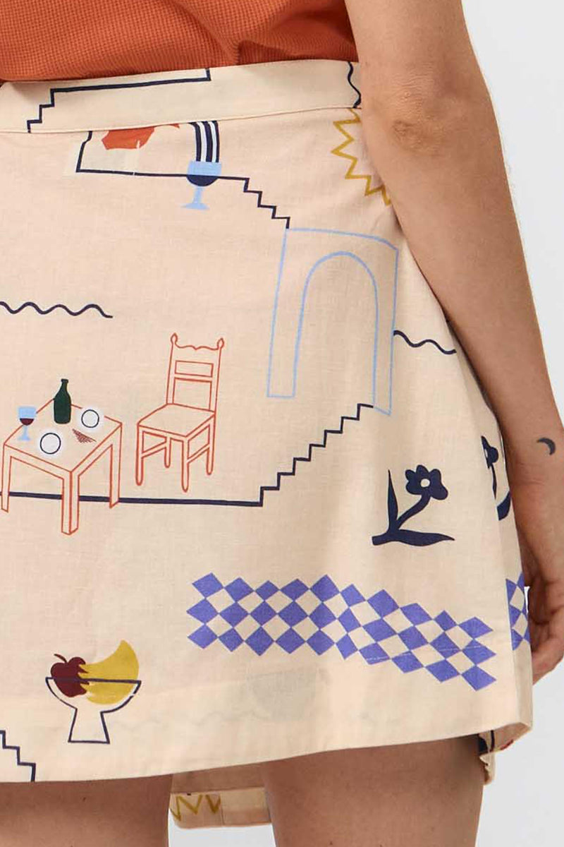 POLO SKIRT PRINT HOLIDAY