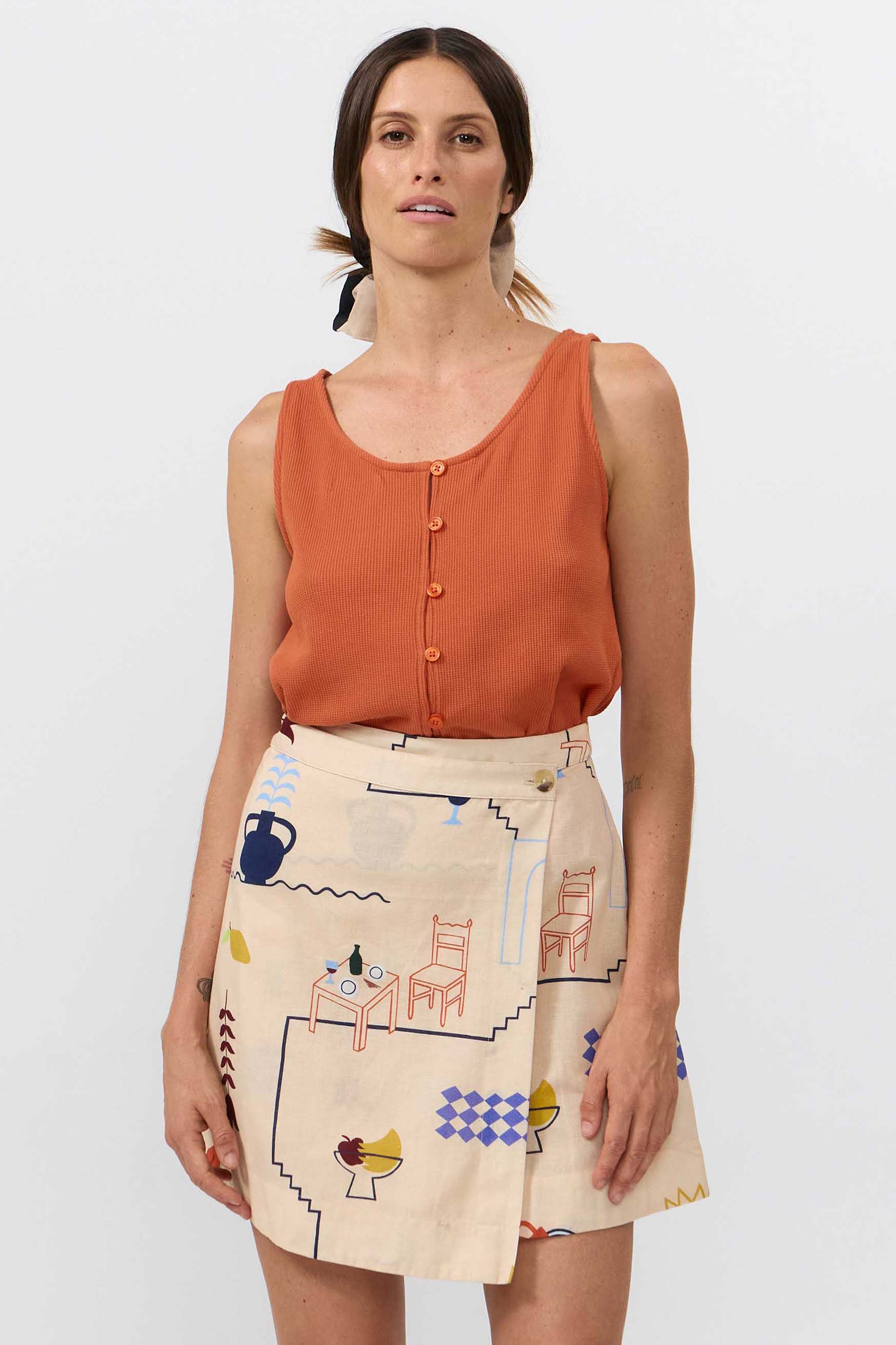 FALDA POLO PRINT HOLIDAY