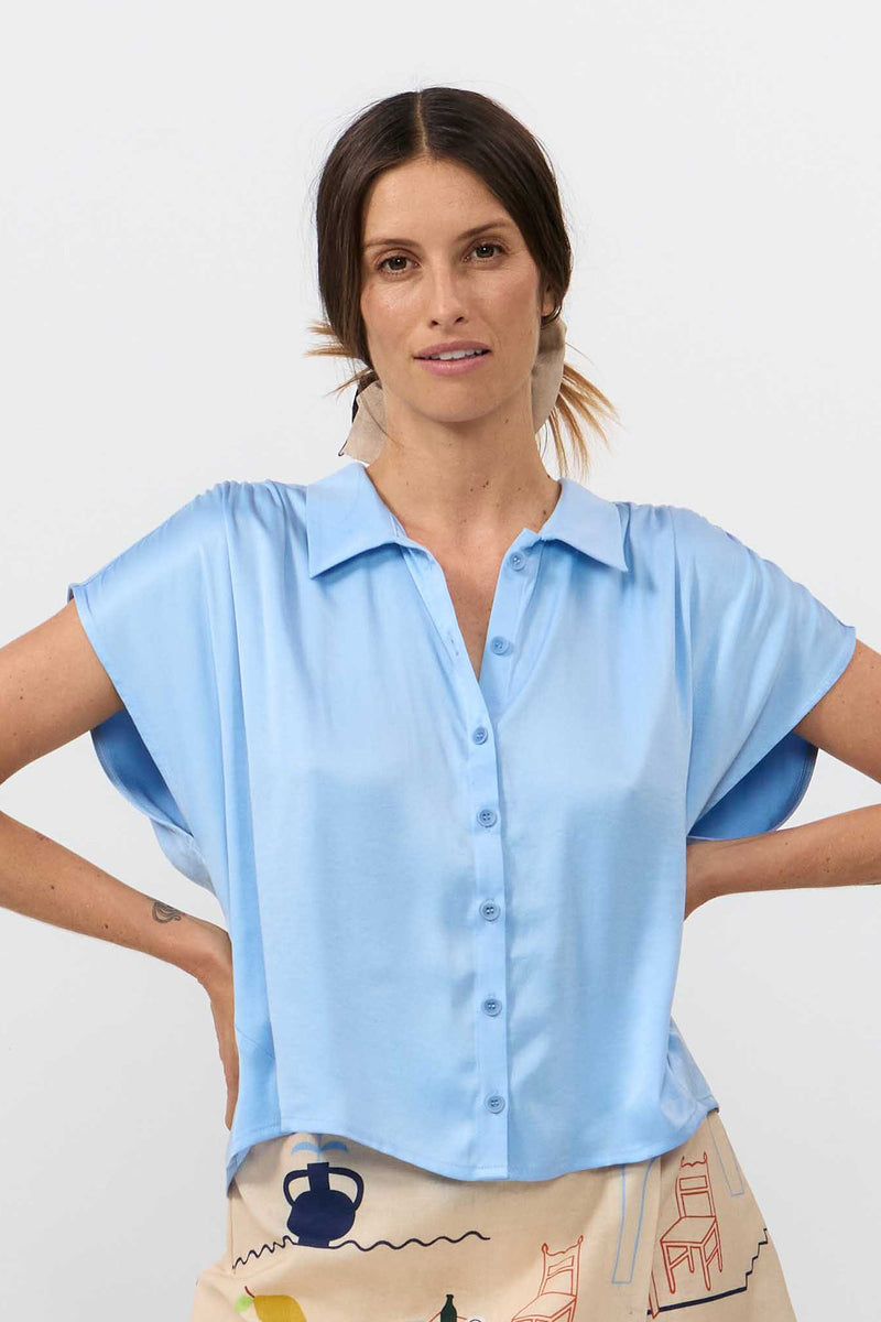 SUR SHIRT LIGHT BLUE