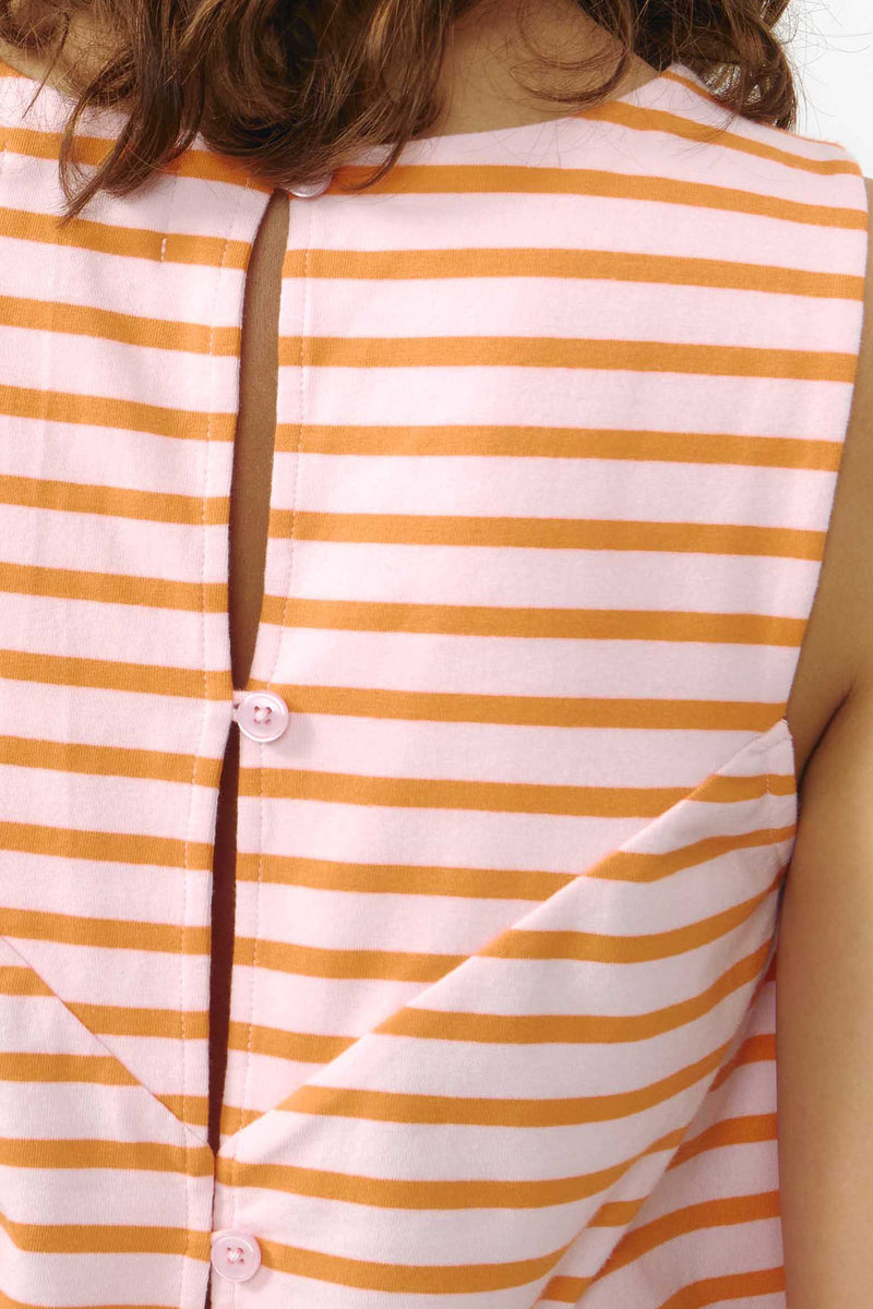 SIL TOP STRIPES ORANGE