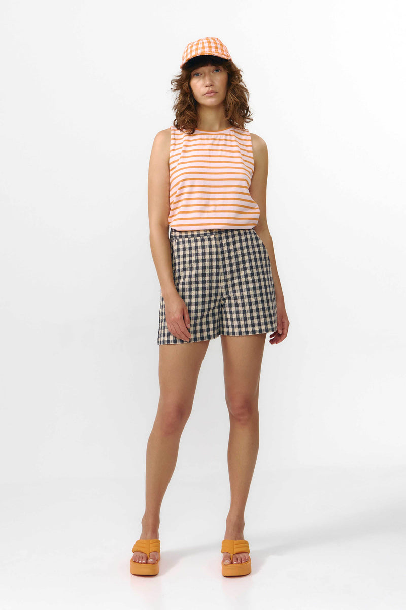 GENIL SHORT CHECK GREY