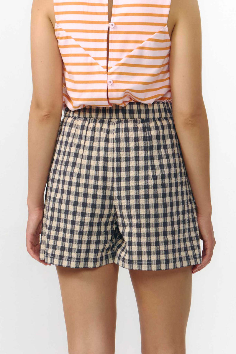 GENIL SHORT CHECK GREY