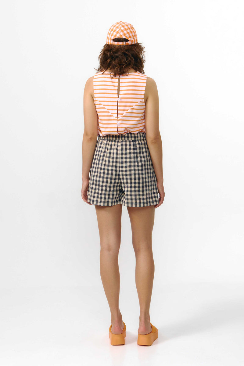 GENIL SHORT CHECK GREY