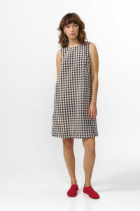 VESTIDO LENA CHECK GREY