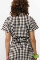 ALME JUMPSUIT CHECK GREY