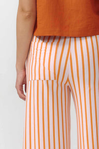 PANTALONES PALAU STRIPES ORANGE