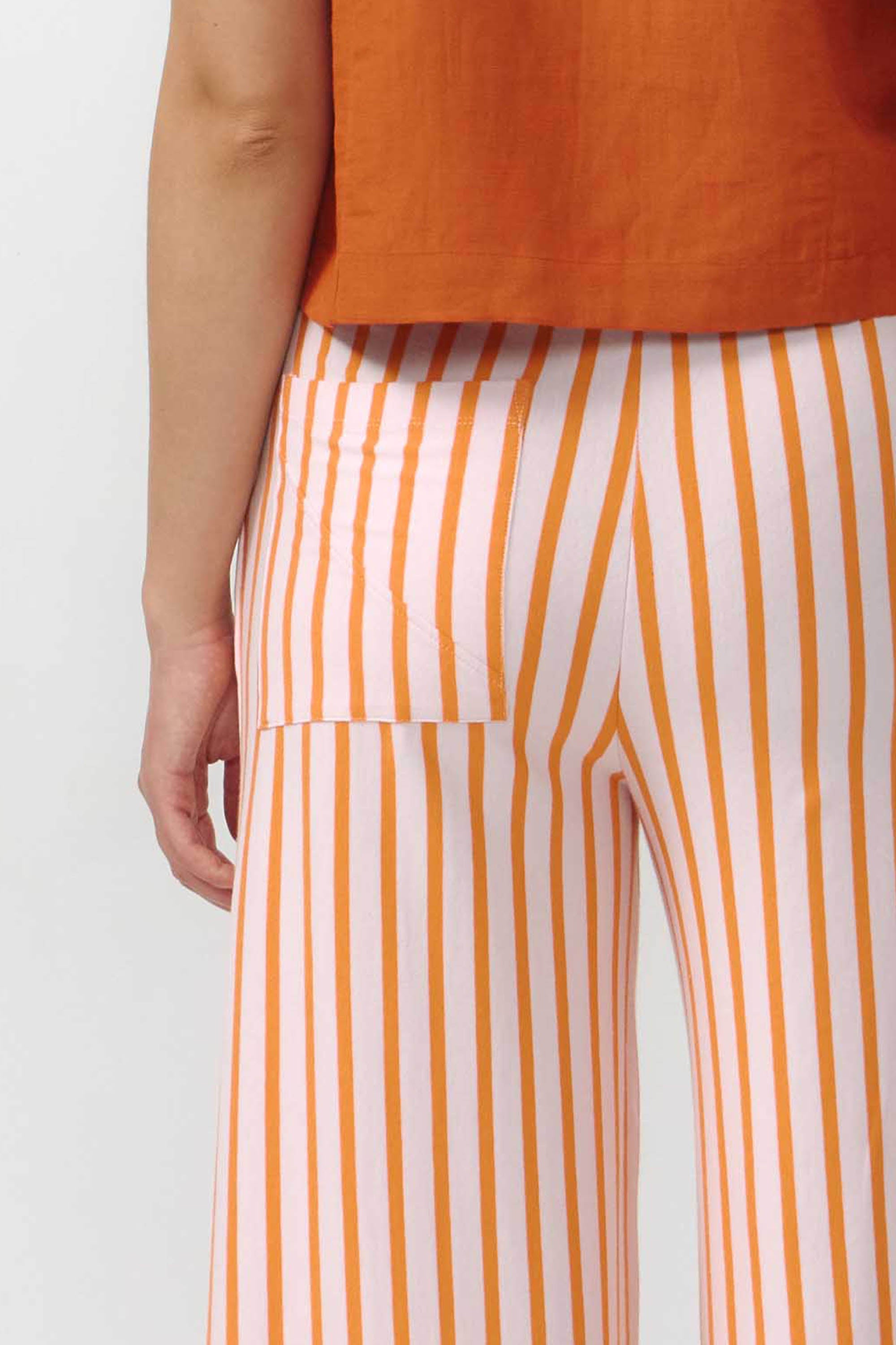 PALAU PANTS STRIPES ORANGE