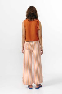 PANTALONES PALAU STRIPES ORANGE