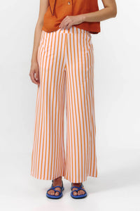 PANTALONES PALAU STRIPES ORANGE