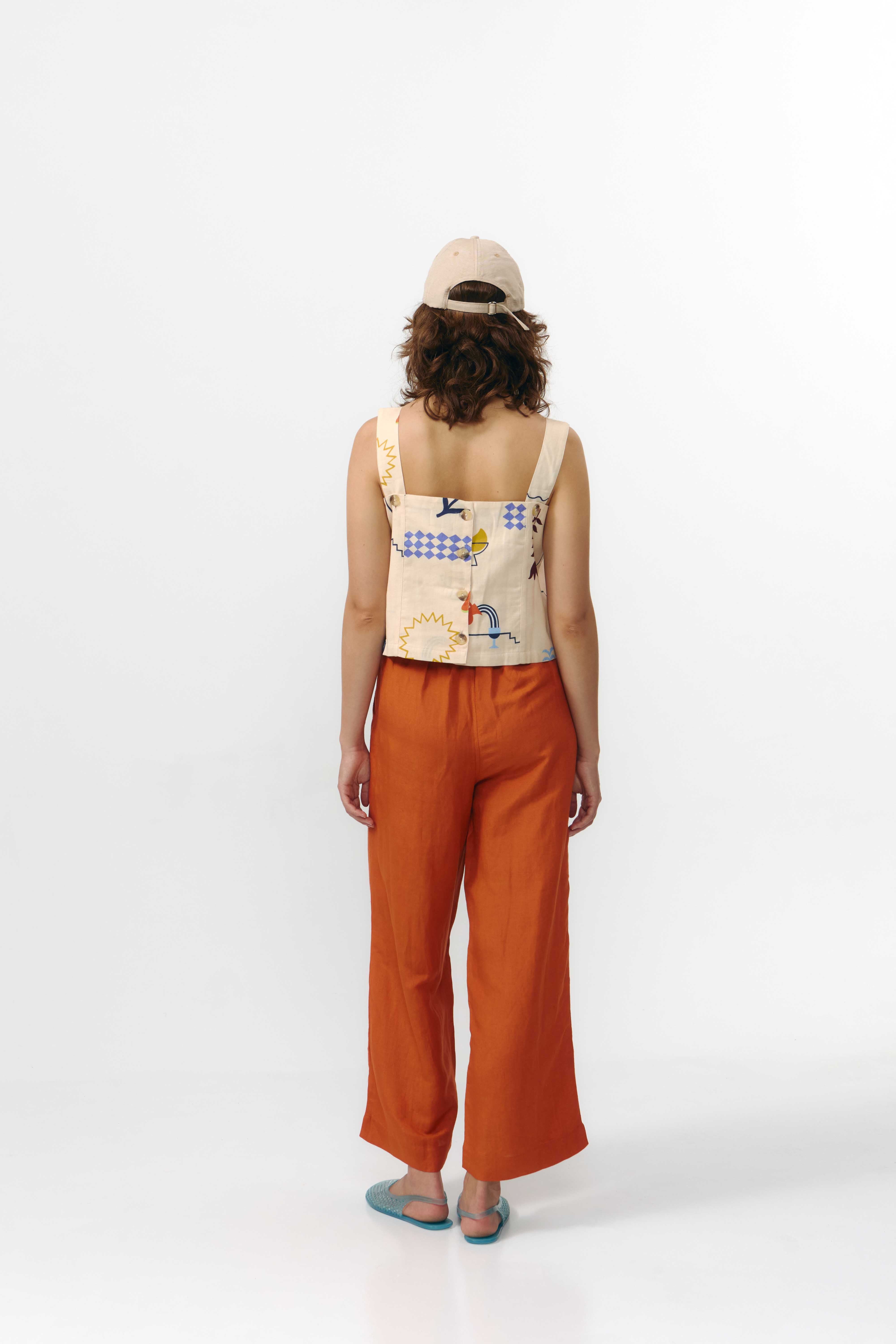 TOP ODIEL PRINT HOLIDAY
