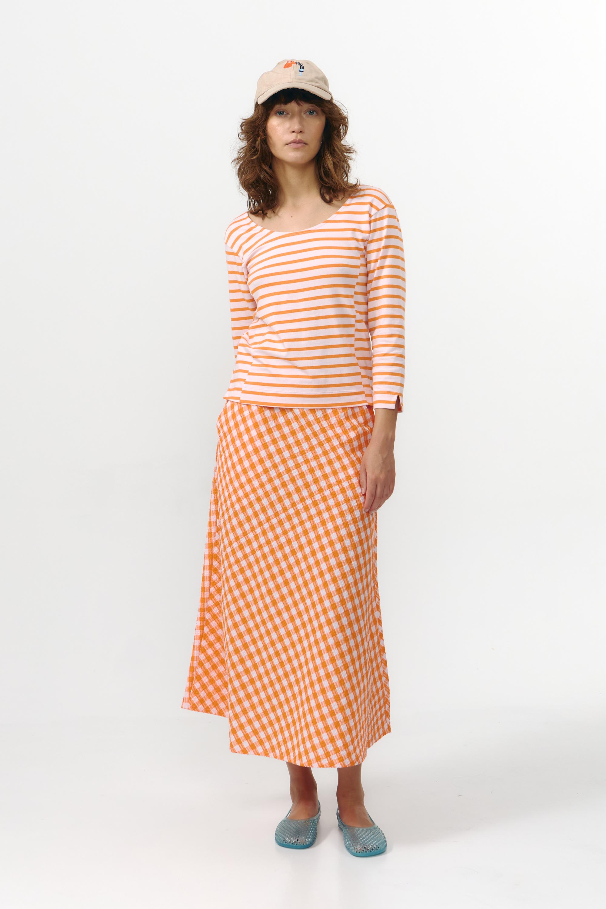 TOP BONAO STRIPES ORANGE