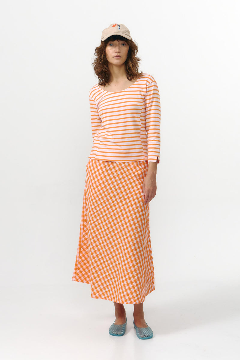 BONAO TOP STRIPES ORANGE