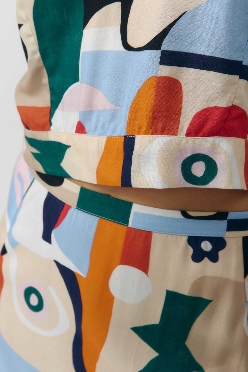 BORNEO SKIRT PRINT CRUISE