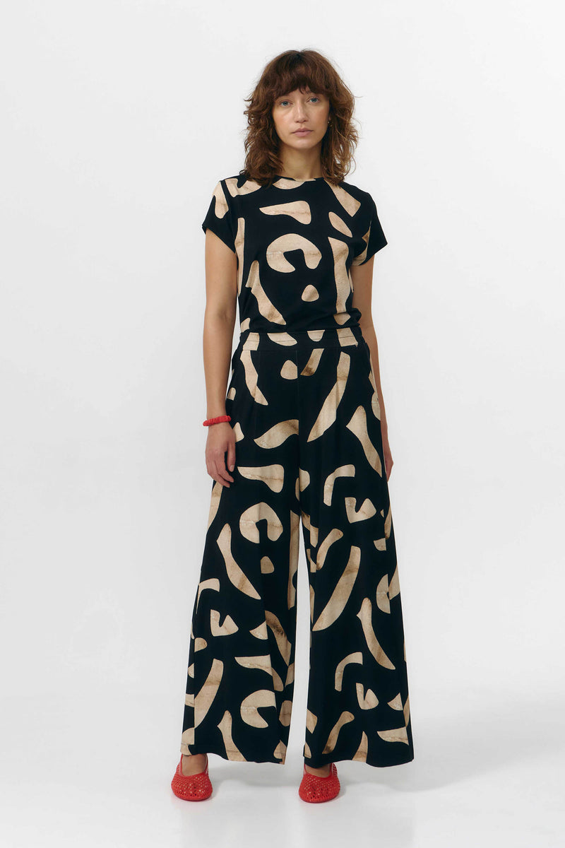 YALA PANTS PRINT STONES