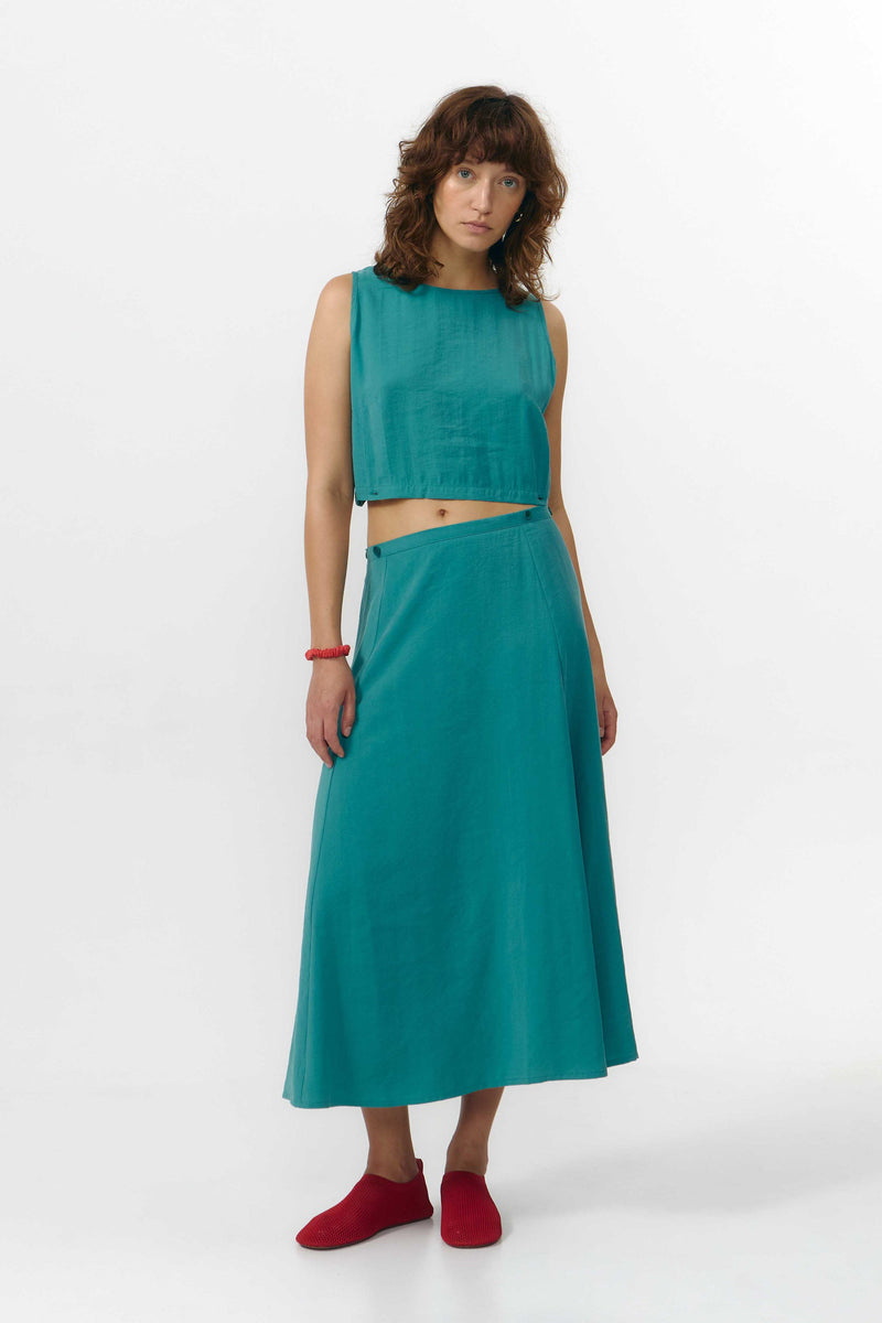 TERA DRESS TEAL