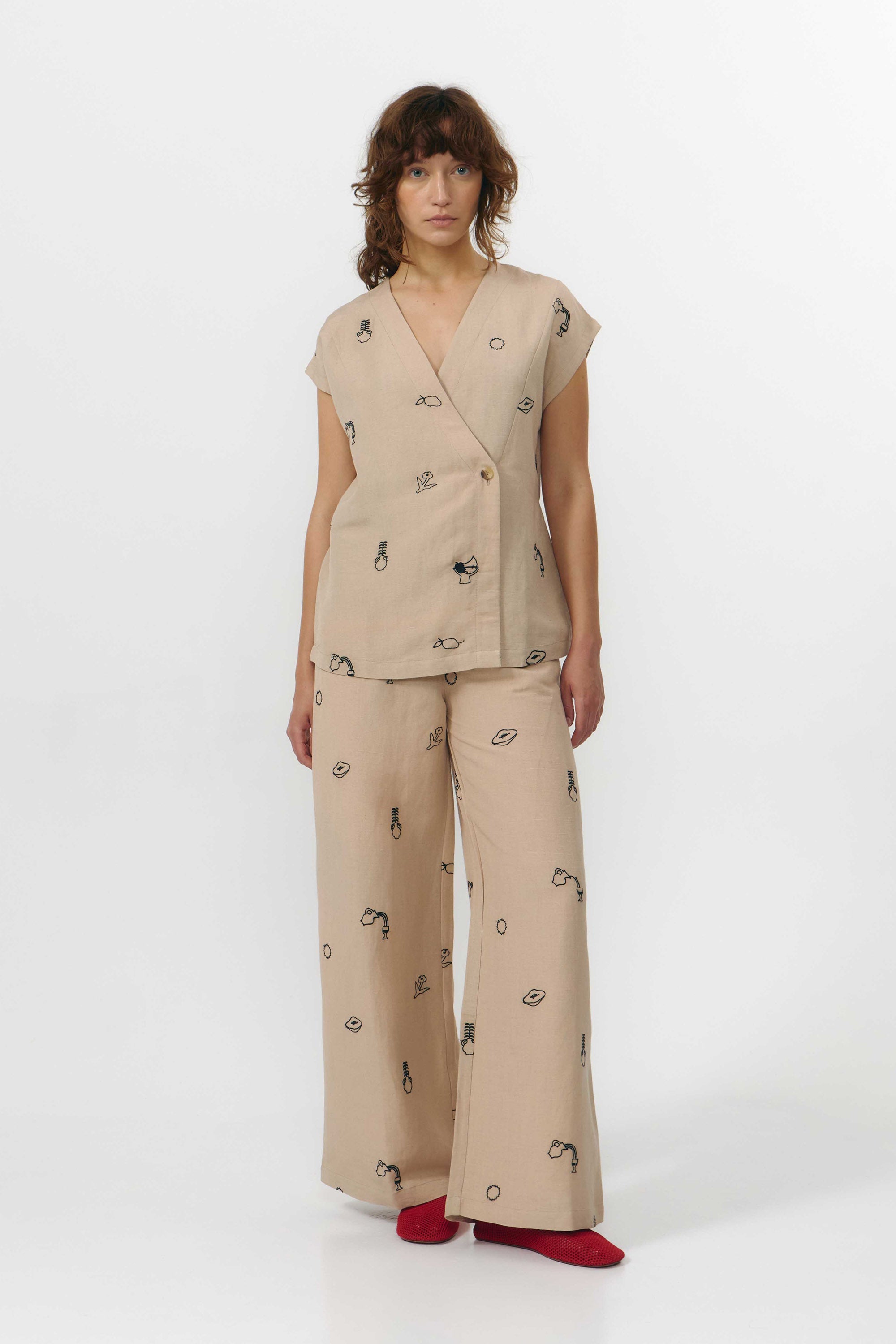 KISO VEST EMBROIDERY