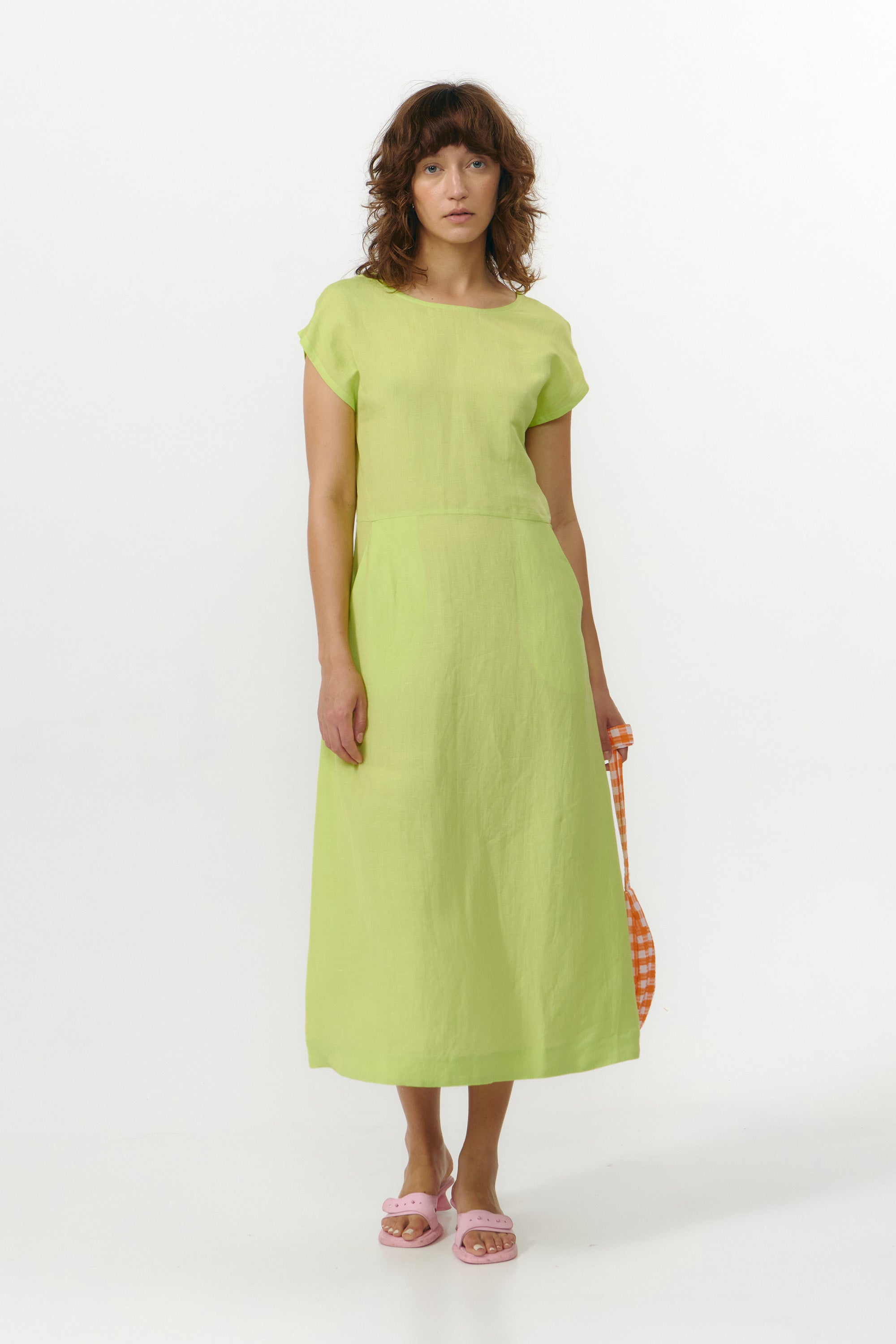TINTO DRESS APPLE GREEN