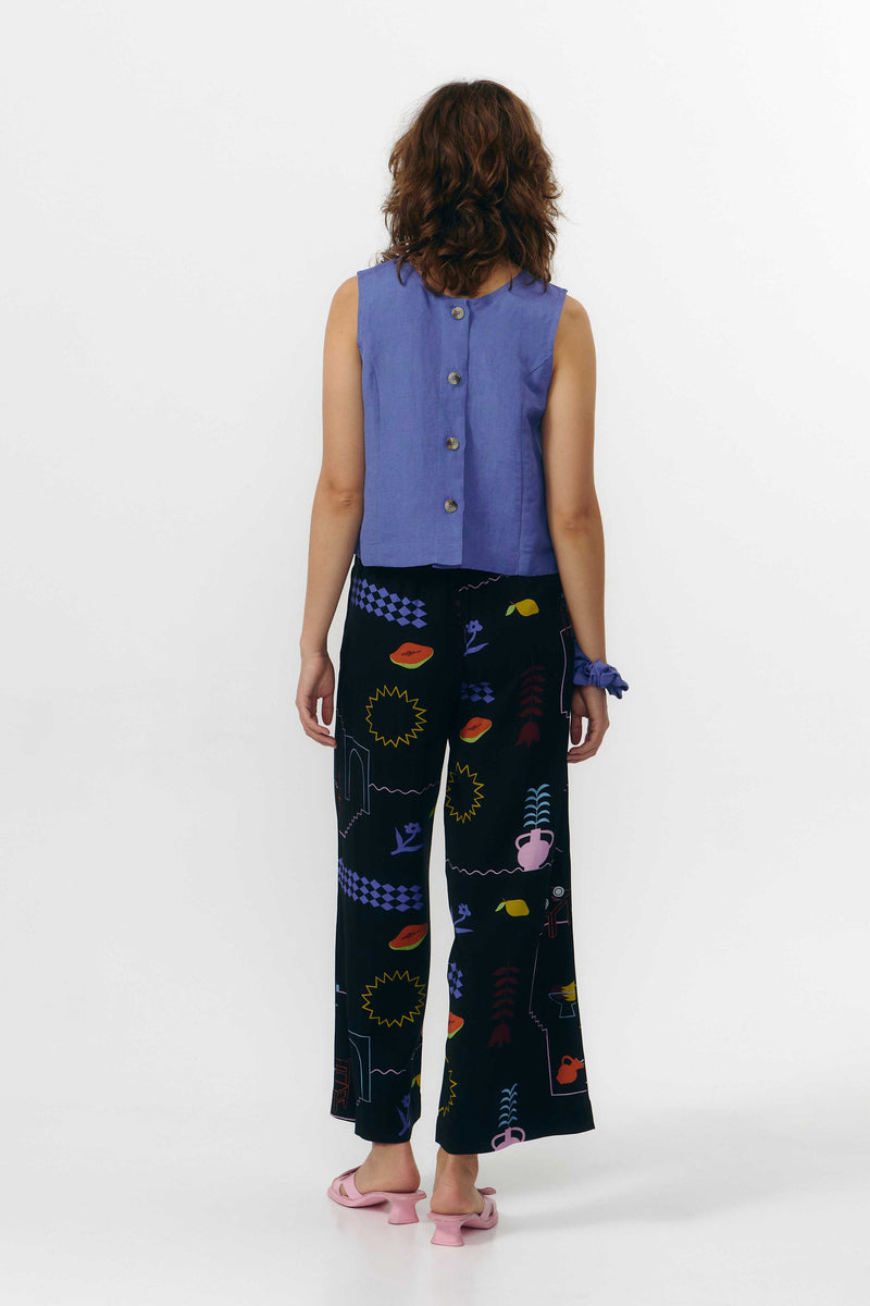 FUJI TOP MID BLUE