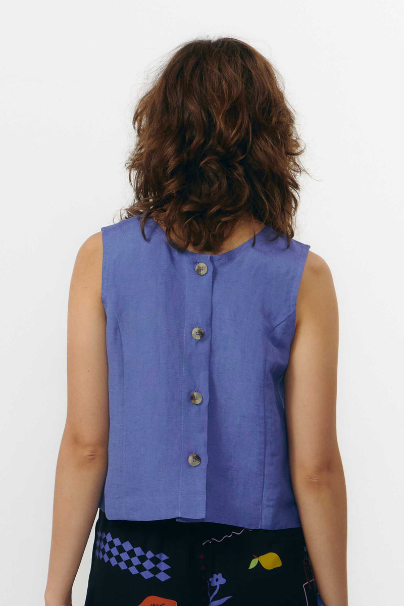 FUJI TOP MID BLUE