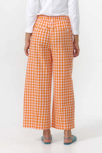 PANTALONES SANTA CHECK ORANGE