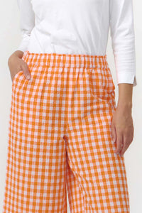 PANTALONES SANTA CHECK ORANGE