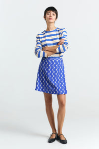 POLO SKIRT PRINT MOON