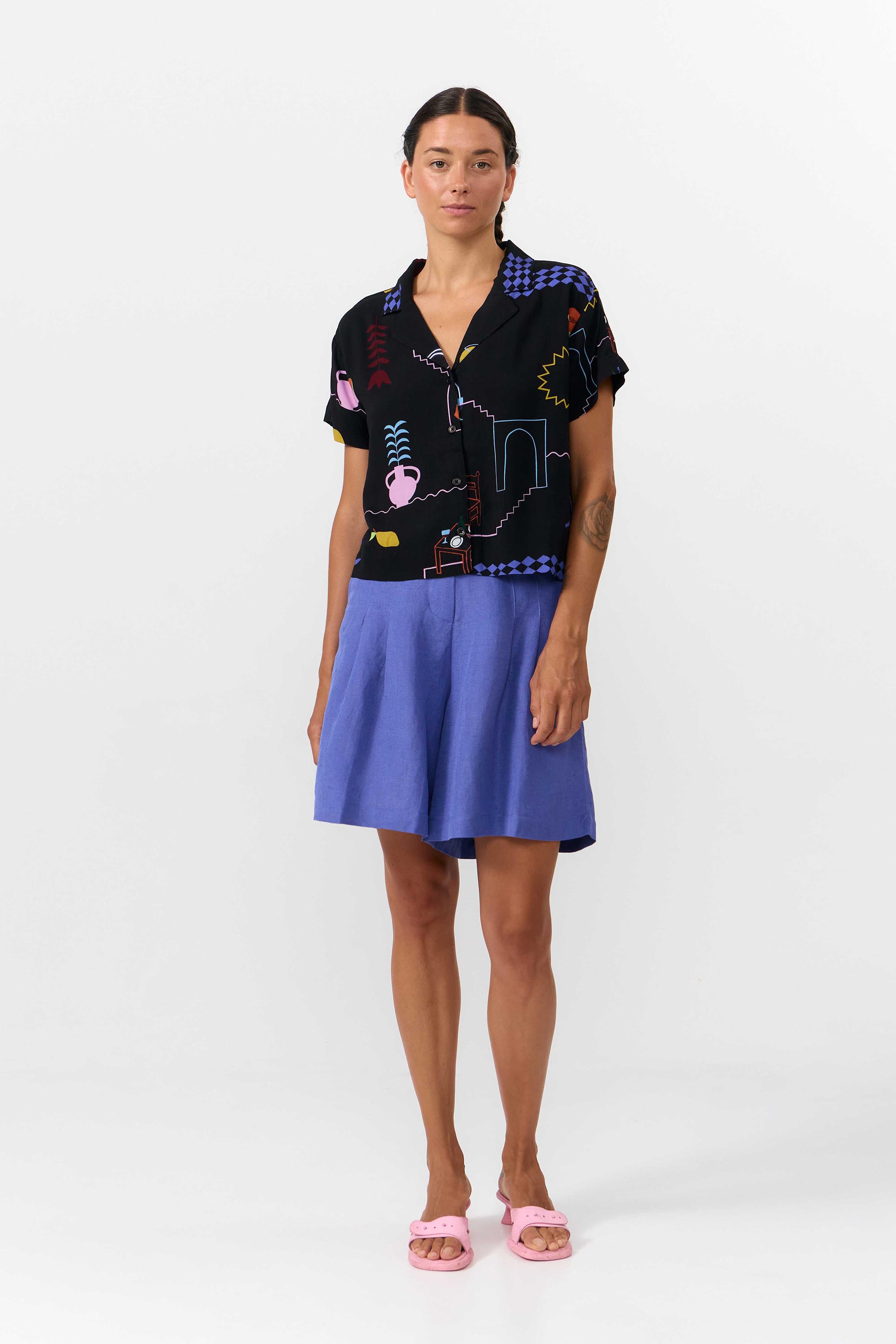CAMISA NYASA PRINT HOLIDAY
