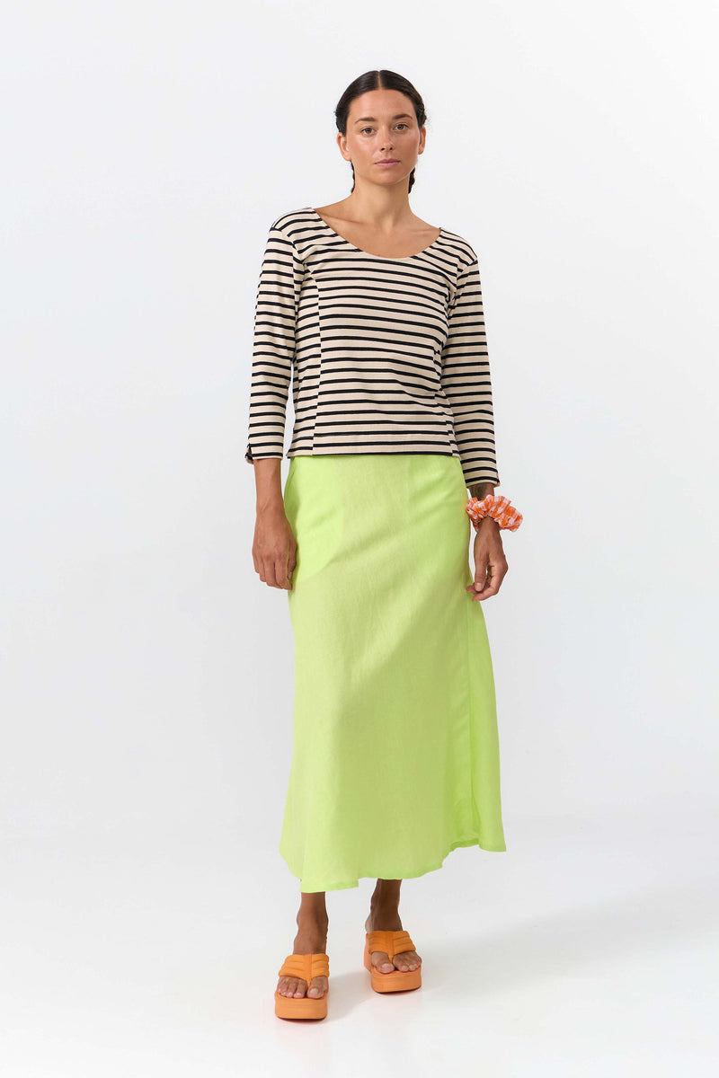 BONAO TOP STRIPES BLACK
