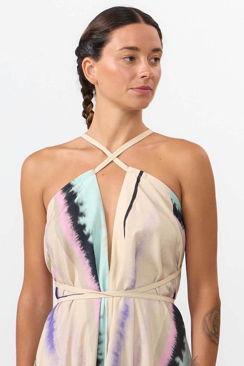 MP DRESS LONG PRINT ONES
