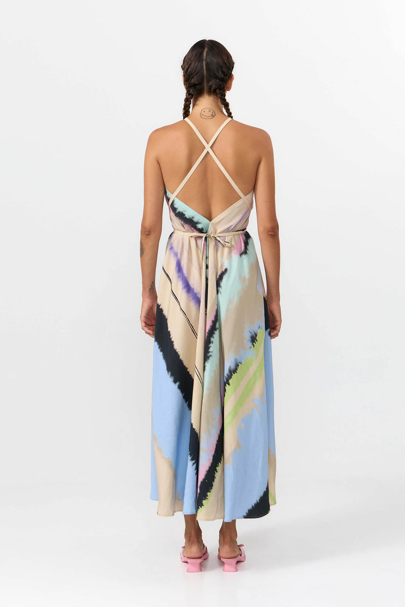MP DRESS LONG PRINT ONES