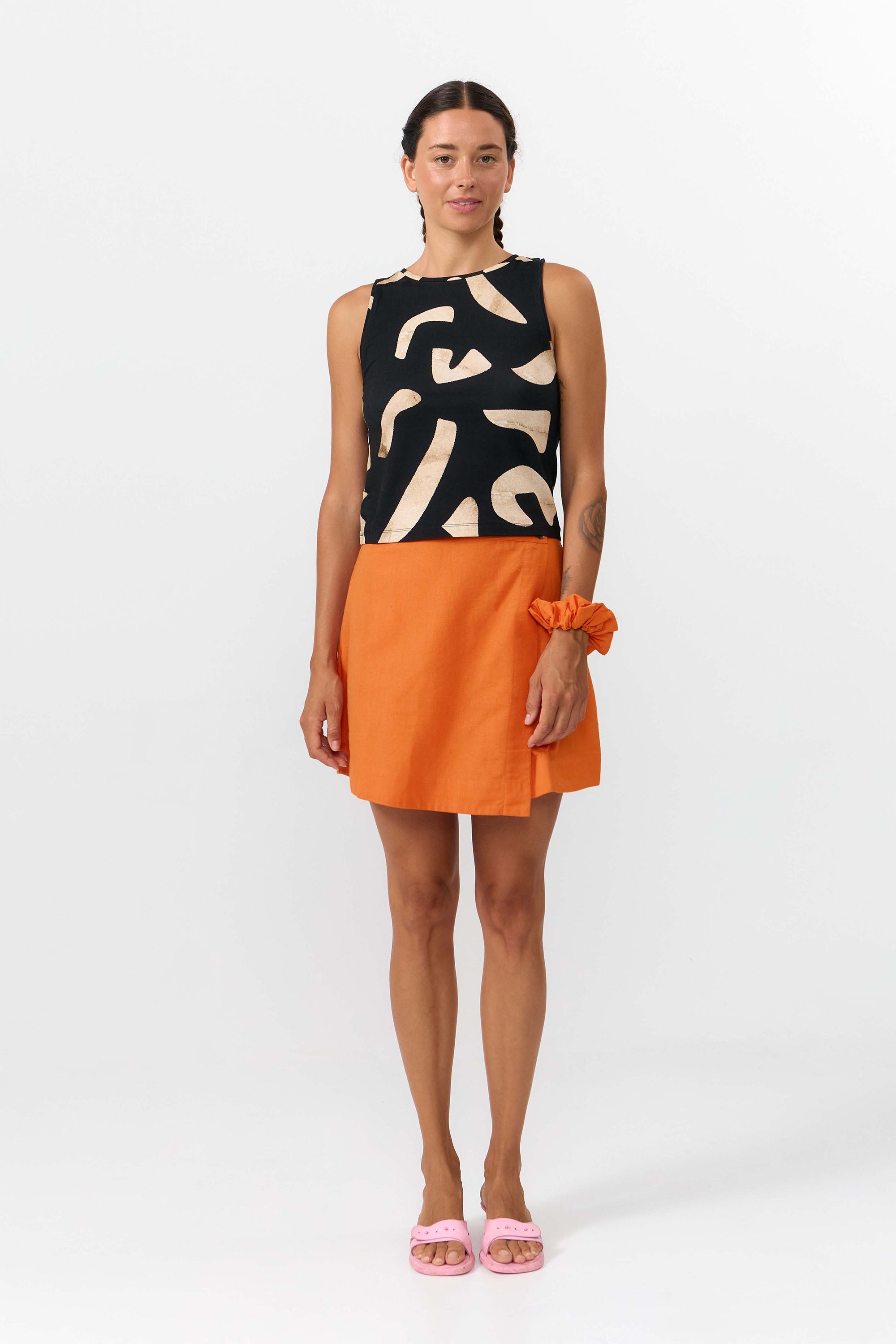 FALDA POLO ORANGE