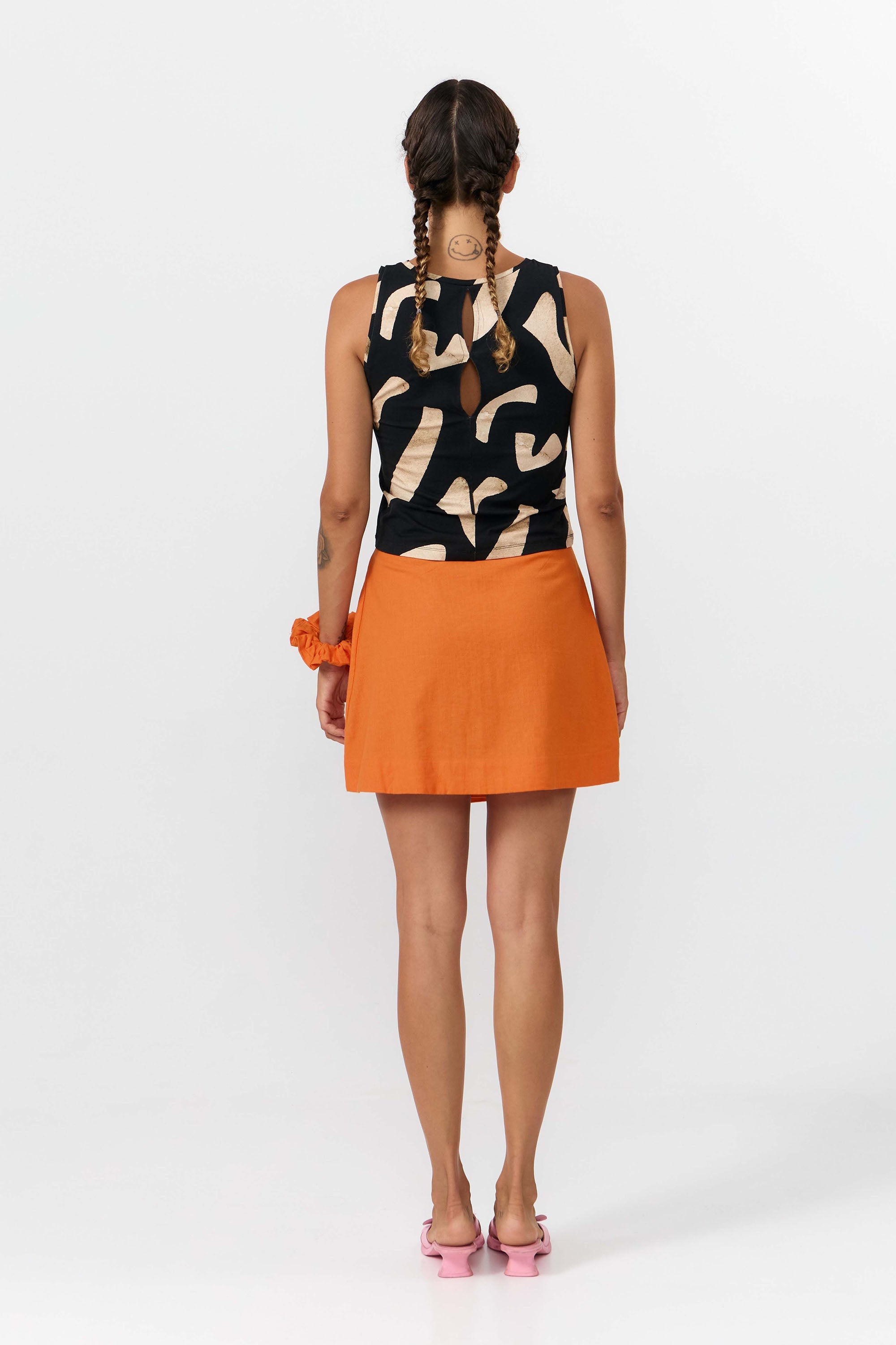 POLO SKIRT ORANGE