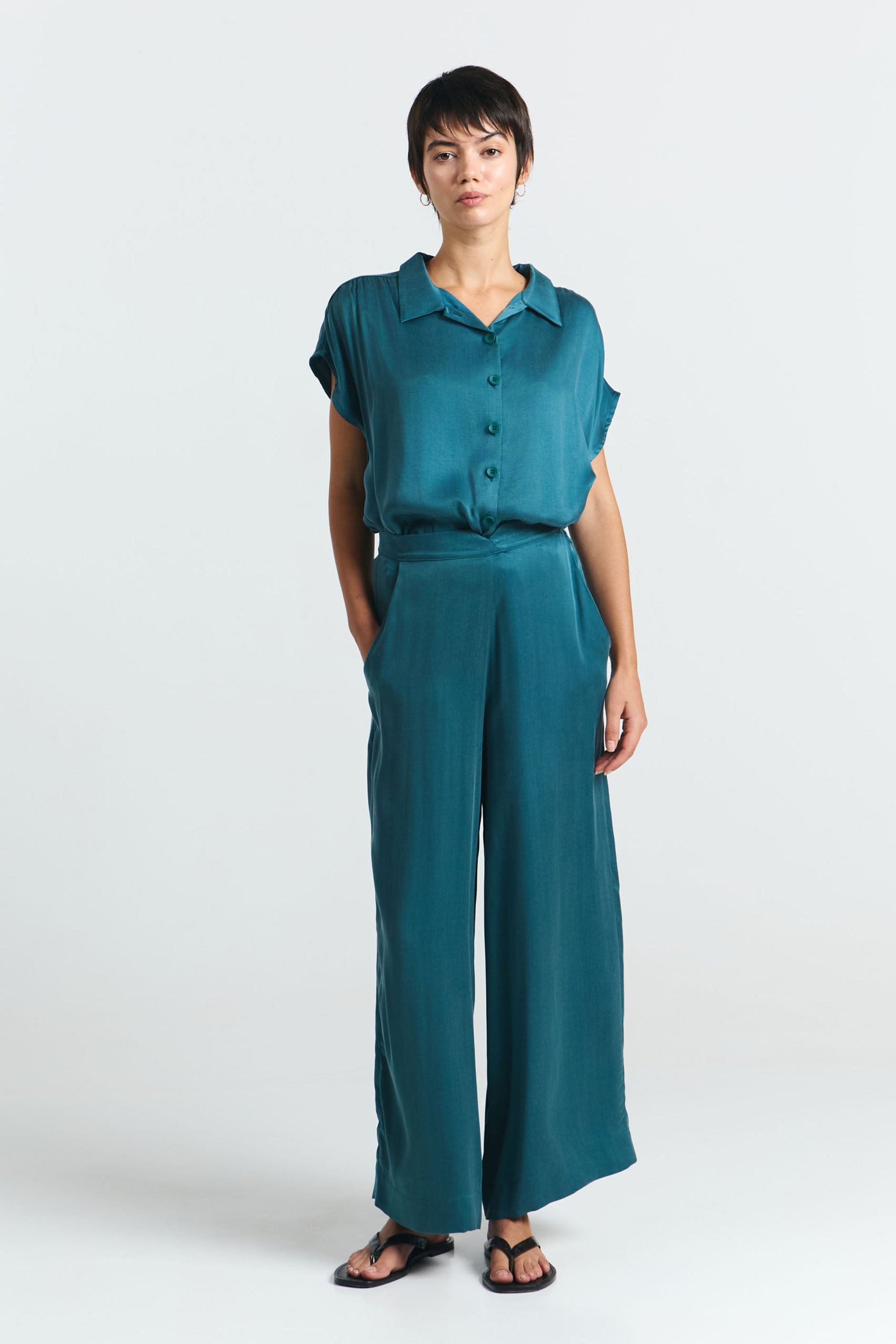 CAMISA SUR DEEP GREEN