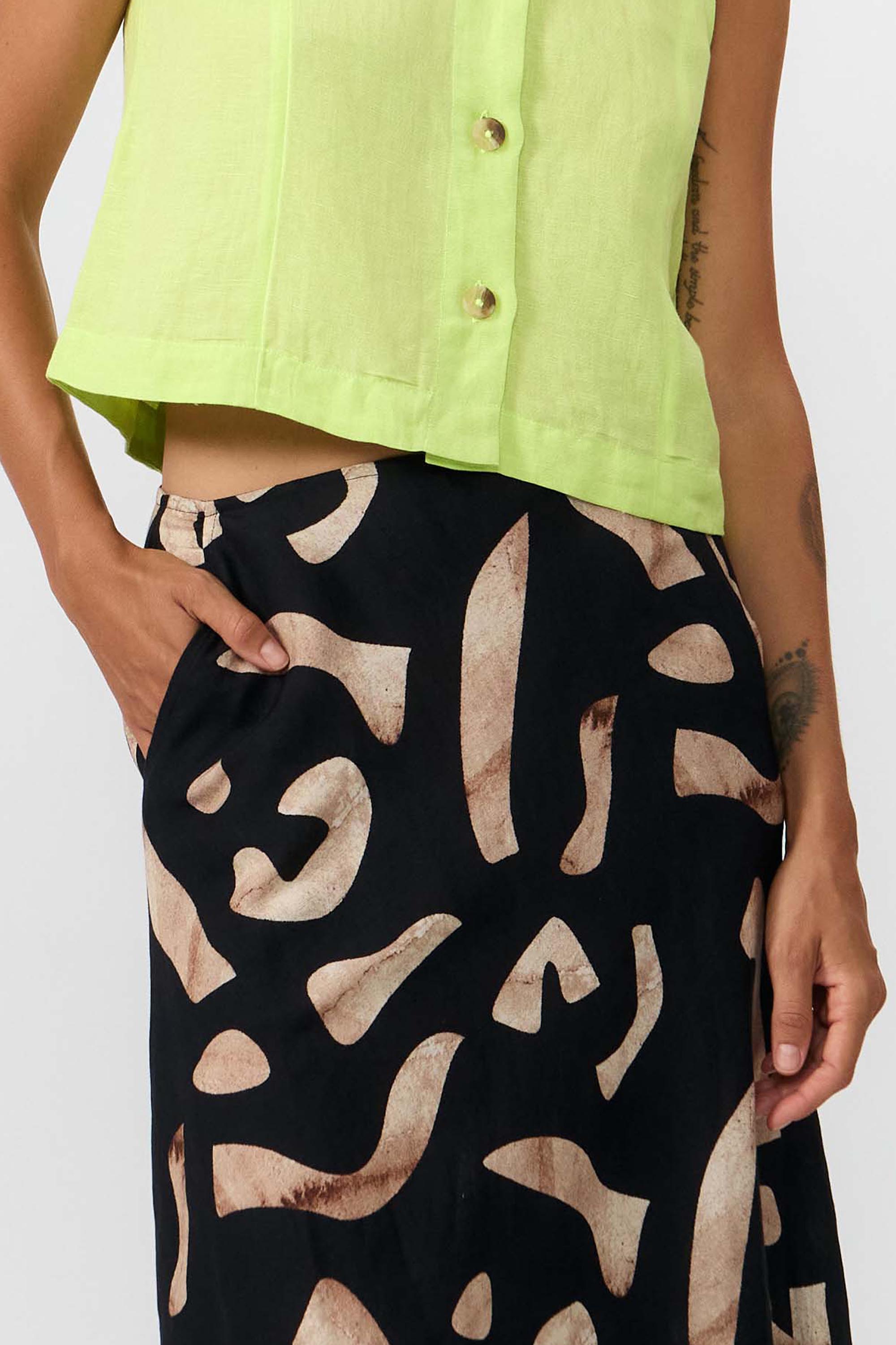 FALDA BELEN PRINT STONES