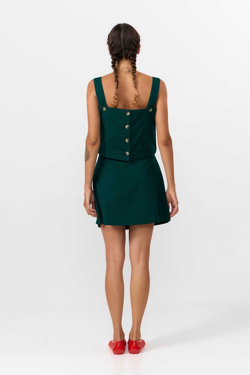 ODIEL TOP DEEP GREEN