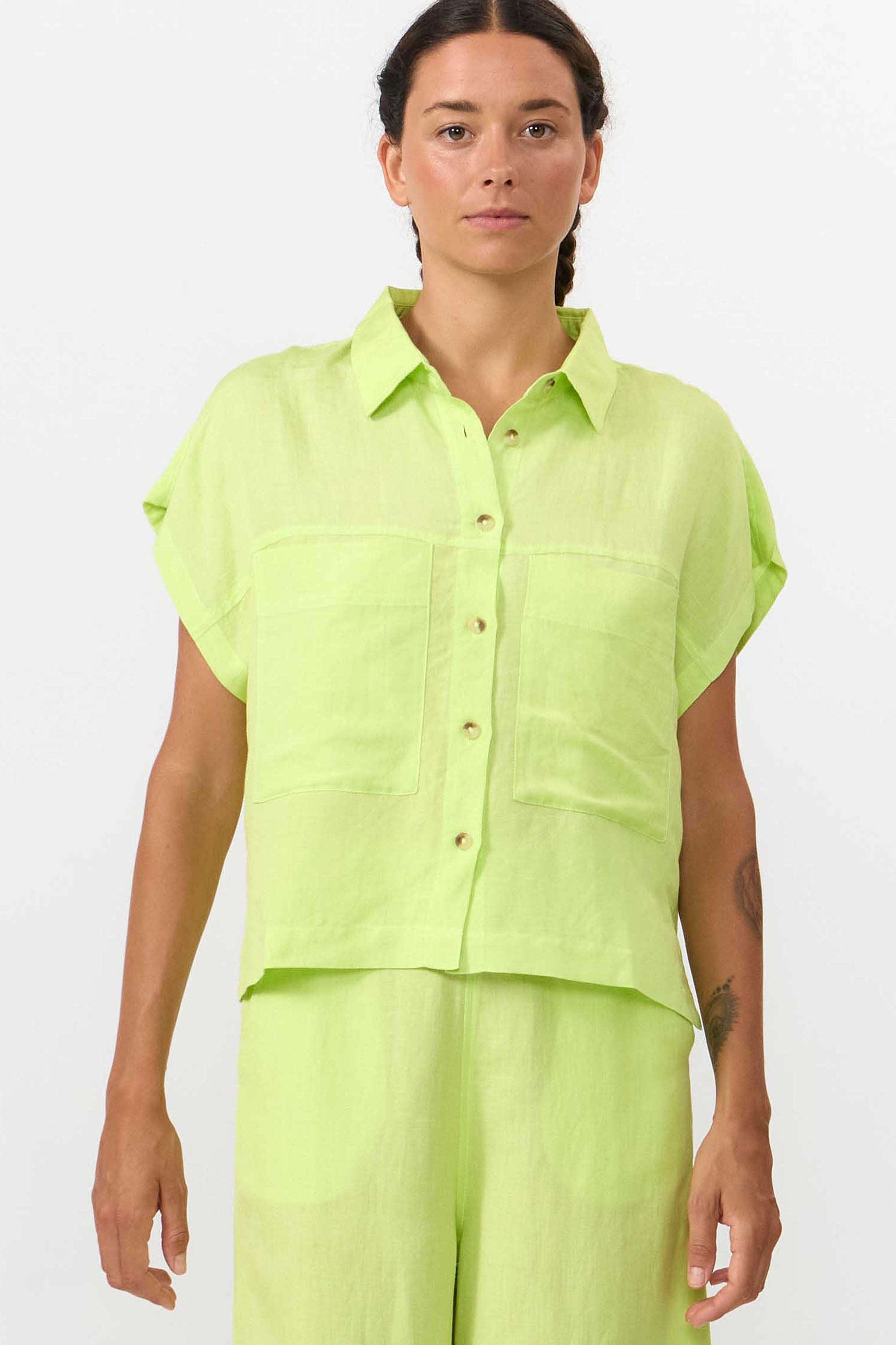 CAMISA AMUR APPLE GREEN