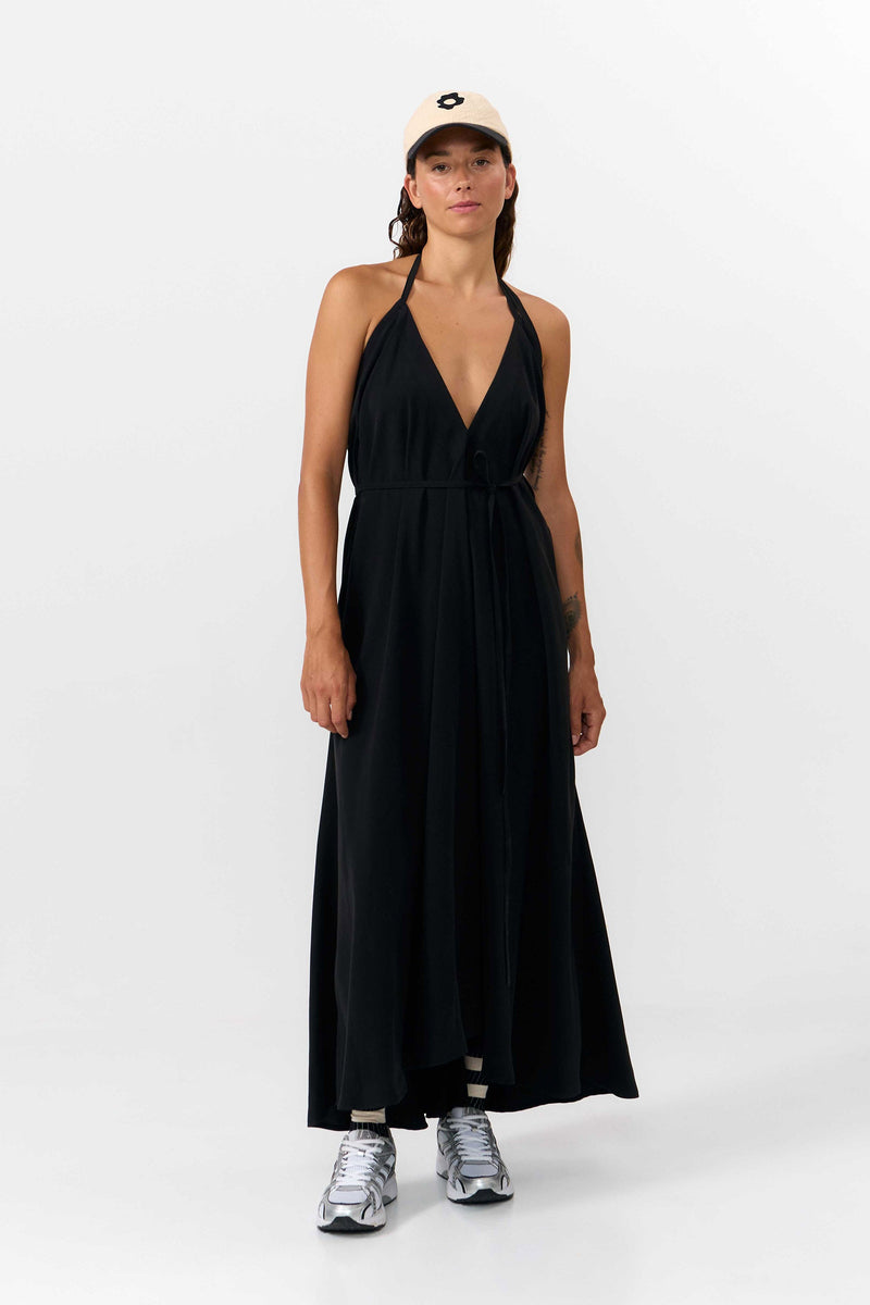 MP DRESS LONG MODAL BLACK