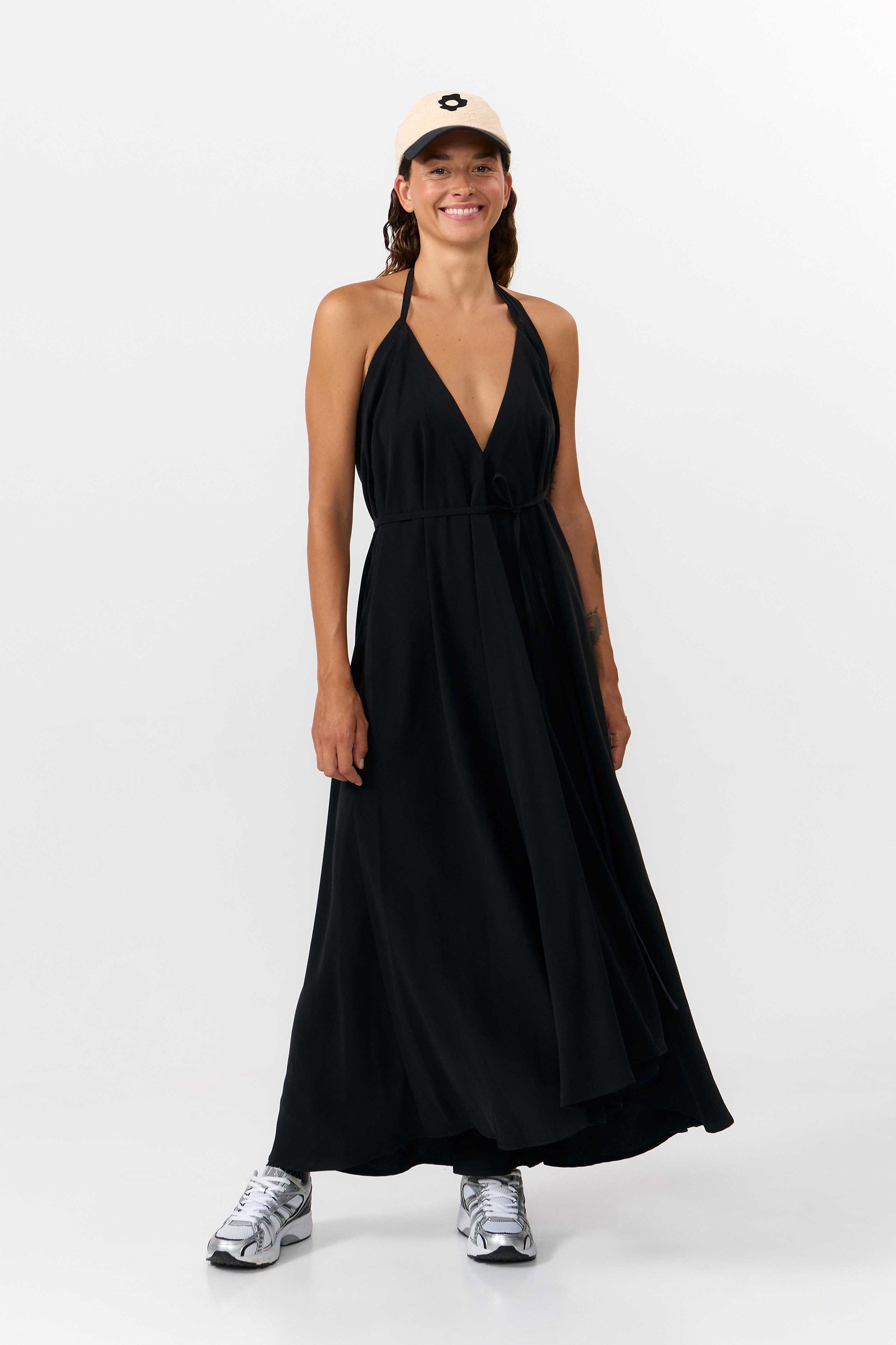 MP DRESS LONG MODAL BLACK