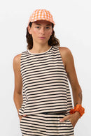 TOP SIL STRIPES BLACK