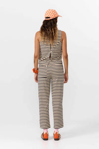 TOP SIL STRIPES BLACK
