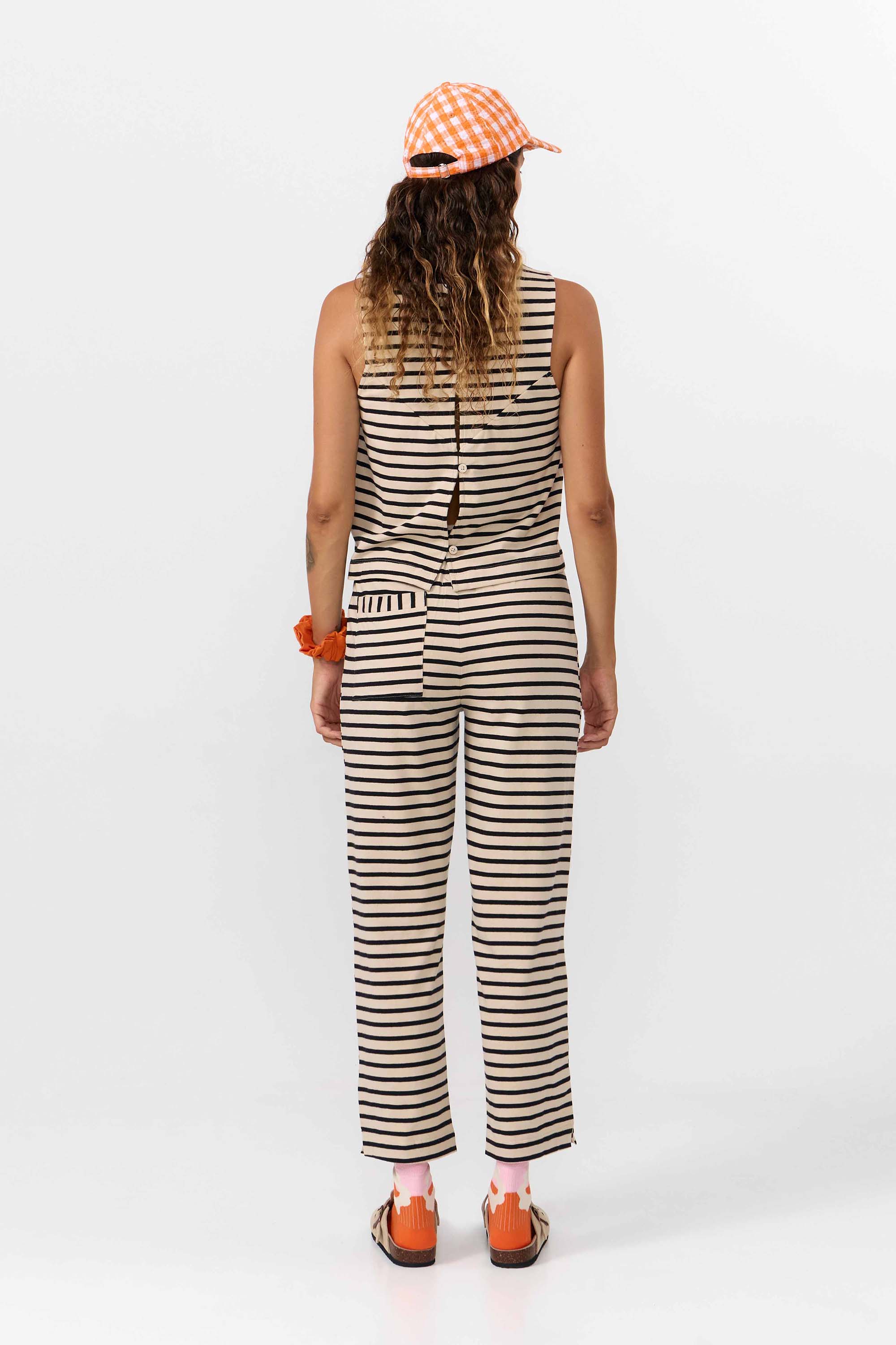 TOP SIL STRIPES BLACK