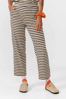 MORGON PANTS STRIPES BLACK