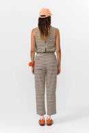 MORGON PANTS STRIPES BLACK