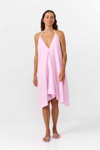 VESTIDO CORTO MULTIPOSICIÓN MODAL PINK